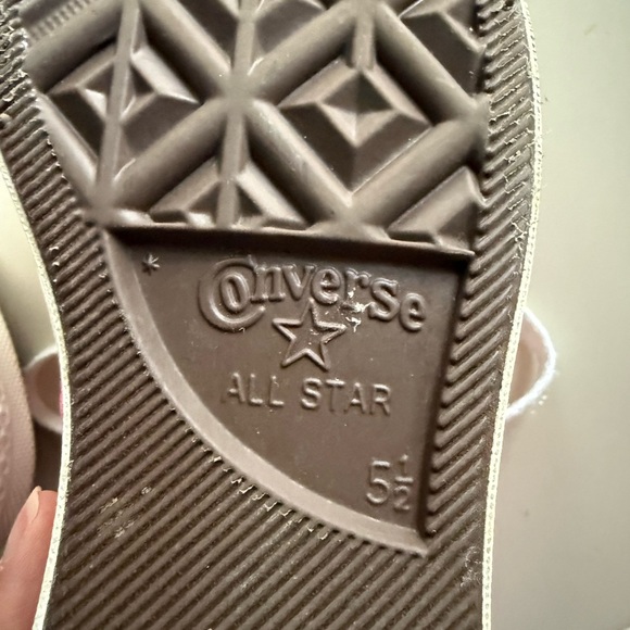 Converse Pink High-Top Sneakers - Picture 4 of 5